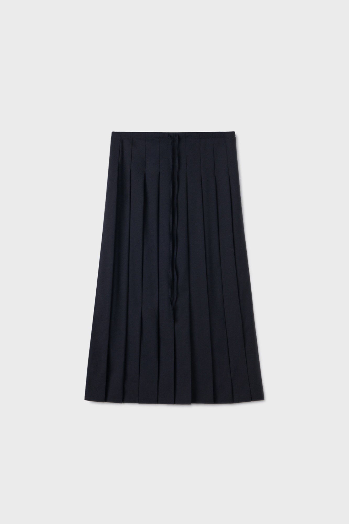 Drawstring Pleats Skirt